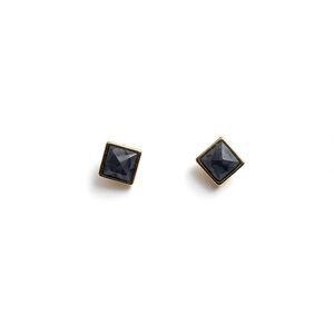 Keep Collective Larvikite Balance Wishing Stone Stud Earrings